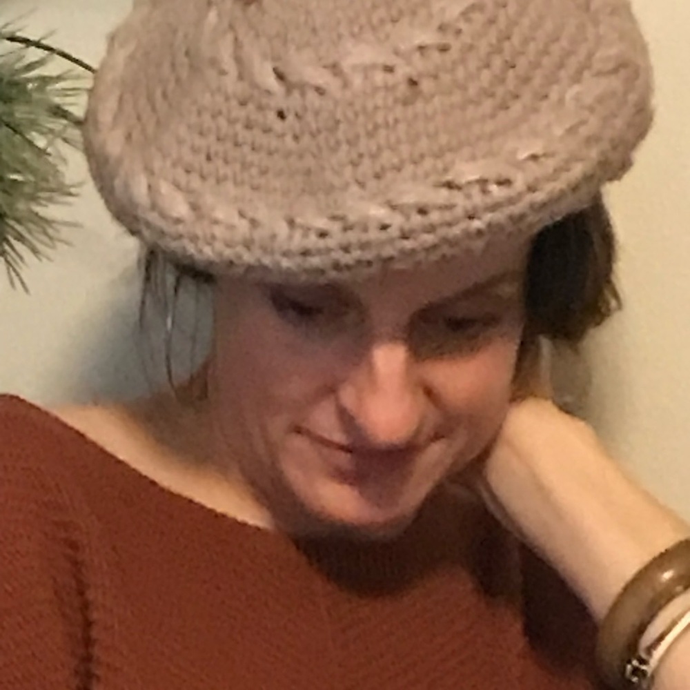 Stellah Creative Crochet Hat in Tan